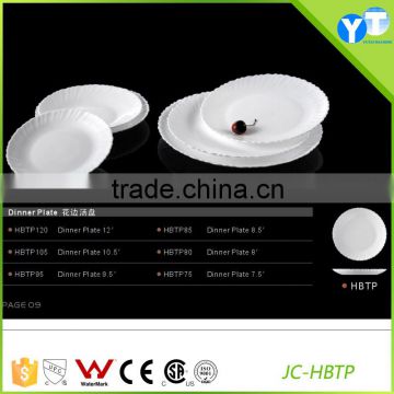 JC-HBTP Banquet Opal Glass Plate in Kitchen