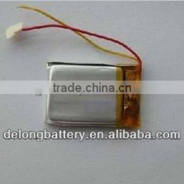 small capacity 40mah lipo battery 3.7V 331020 for MP3 Player china manufacturer