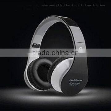 China Professional New Design Wireless Bluetooth Stereo Headphone With sd Card Slot