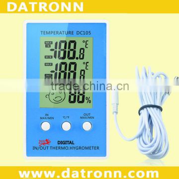 DC105 digital thermometer with probe