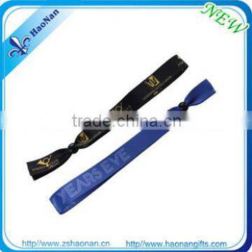 2013 Cheap Cutomized festival fabric wristbands