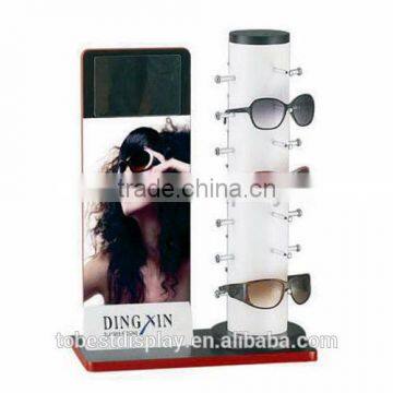 Shenzhen factory 7 tiers excellent craftship acrylic sunglass holder/acrylic sunglass stand/acrylic eyewear display