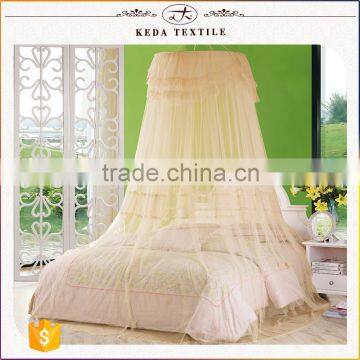 Wholesale china factory home textile 100% polyester fabric cheap dome mosquito net