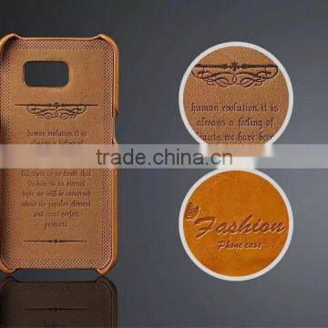 Card Holder Genuine Wax Matt Leather Back Cover For Samsung Galaxy S6 photo-6