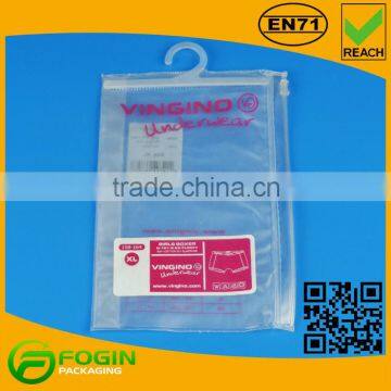 pvc plastic package bag for underwear