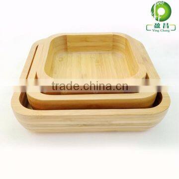 newly squate 3pcs salad bowl set