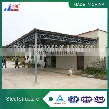 prefab steel frame carport