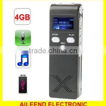 Telephone Recording Monitor Digital Voice Recorder with MP3 Player Function