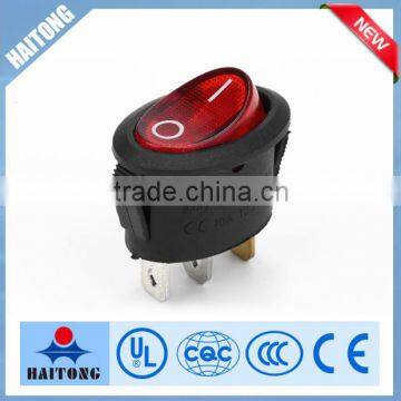 250V hot selling 3 position rocker switch switch with red led driving lights