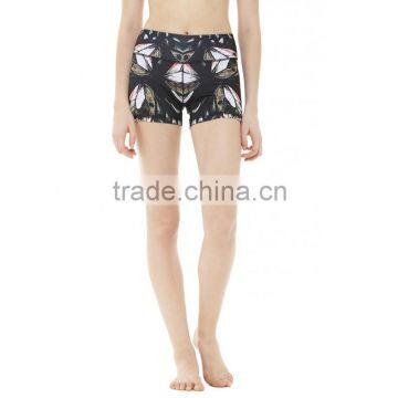 Hot selling on piece woman gym shorts, custom fitness apparel from Miqi