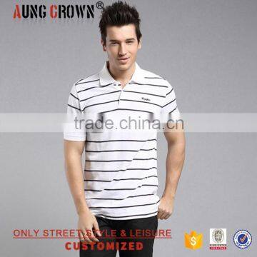 Good Quality Wholesale Short Sleeve Men Shirts Polo Cotton Polyester Cheap