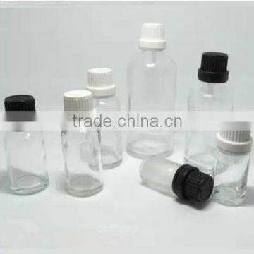 50ml clear cosmetic essential oil glass bottle
