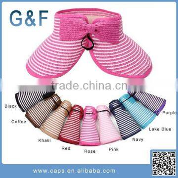 Sun Protection Raffia Straw Hats For Kids