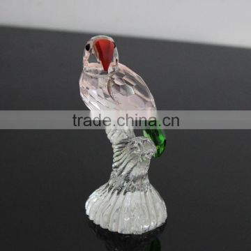 elegant animal lovely clear crystal parrot figurines for sale