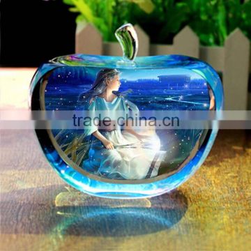 Constellation design crystal apple decoration