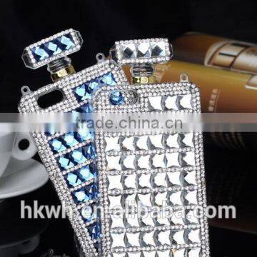 With PU Chain Perfume Bottle Eiffel Diamond Case Cover for Iphone 5" photo-5