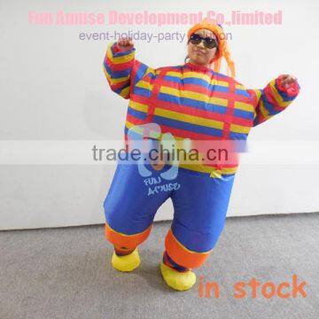 inflatable fat clown costume funny inflatable costumes in stock