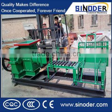 Manual mini solid clay brick making machine, cutter and extruder together