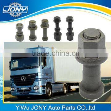 color zinc plated bolt and nuts ,10.9 truck wheel bolt,wheel bolt & nut