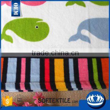 Wholesale printed promotional fish beach towel