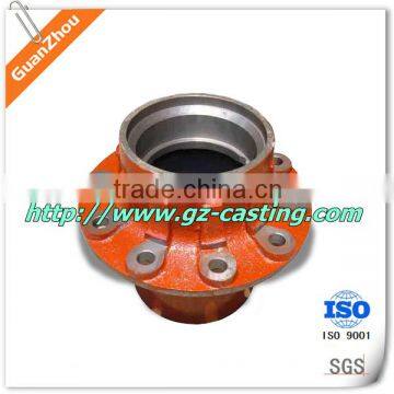 2015 Alibaba wholesale products cast iron auto parts spindle nose from Guanzhou casting foundry