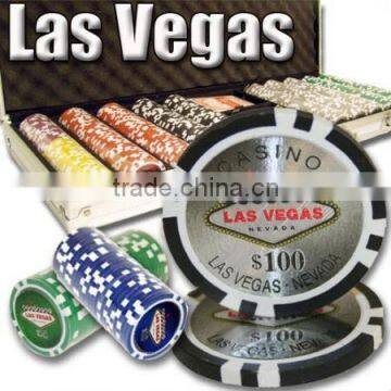 500pc Las Vegas professional Texas customized poker chip set