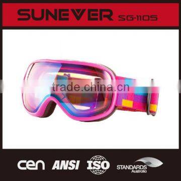 High quality snow goggles with en174 certificate by Taiwan professional snow goggle factory