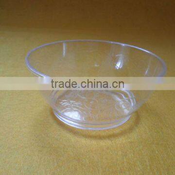 Disposable plastic bowl