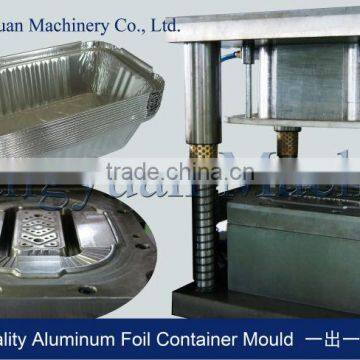 Aluminum foil container mould