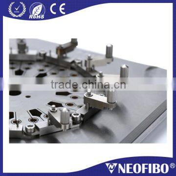 High precision easy operation stainless steel fiber optic polish housing jig