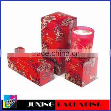 Paper gift candle box packaging