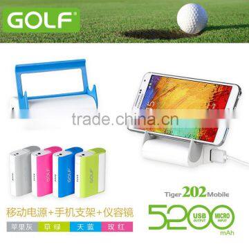 battery holder 18650 external mobile battery charger 5200mah for all the phone