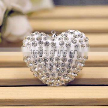 hotsale lovely pave diamond heart pendants, heart shape shamballa diamond beads