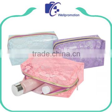 Women travel clear pvc cosmetic bag/transparent makeup bag                        
                                                                                Supplier's Choice