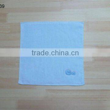 100% cotton velour embroidery face towel