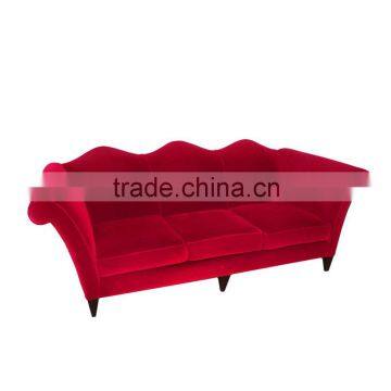 Latest design red living room sofa YS7092