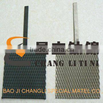 PbO2 coated titanium mesh anode samples for test