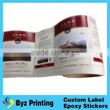 Wholesale Custom Printing Roll Packaging Waterproof Fruit Juice Plastic Adhesive Bottle Labels photo-3
