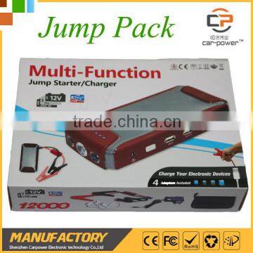 12000mAh 12V Multi-function mini car Jump Starter for Cars