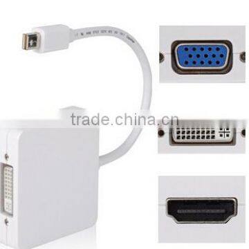 cabletolink top quality Mini Display Port Thunderbolt to VGA HDMIDVI Adapter for MacBook Air Pro Mac