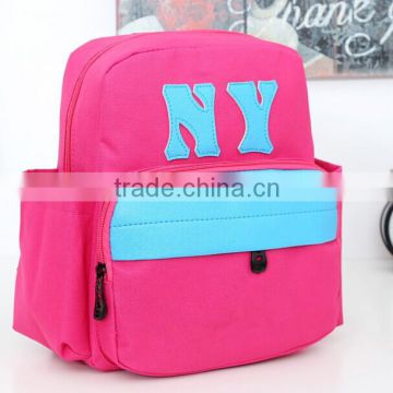 2014 kindergarten canvas school bag for children