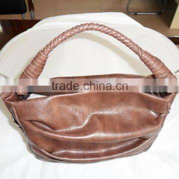 Wax fabric new style cheap shoulder and tote handbag from China manufacturer for African wax fabric handbag
