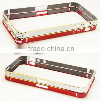 Gift Promotion, Aluminum Phone Border for IPhone 5 5s 6 Plus, With Gold Edge photo-5