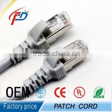 Bentaf brand High speed strong PVC jacket 23awg cat7 cat6 sftp flat patch cord