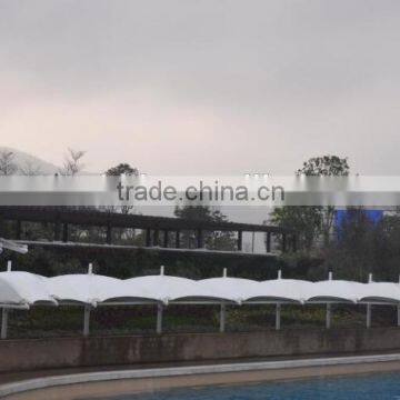 PVDF Tensile Fabric Architecture Membrane Structure for Walkway Cover photo-3