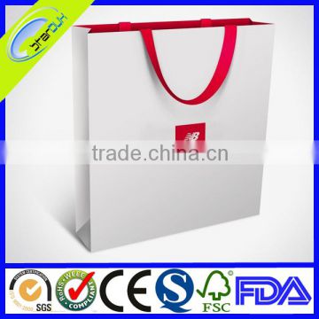 custom printed paper bags with glossy lamination