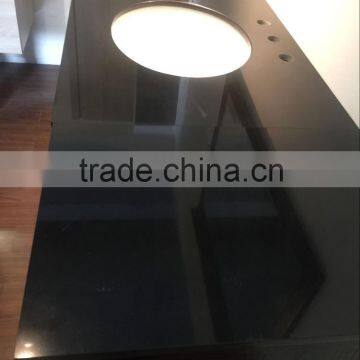 Artificial Black Stone Quartz Counter Top/marble Composite Quartz Countertop, Man-made Quartz Stone Kitchen Countertops