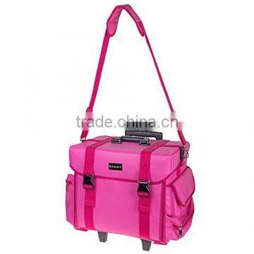 stylish wholesale artist trolley travel bag cosmetic case for promotion