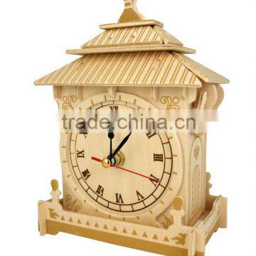 wooden classical clock