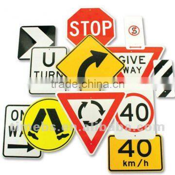 Corrugated plastic printable traffic signs